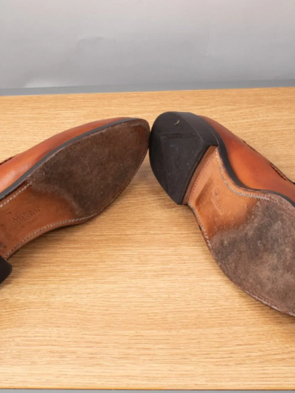 Allen Edmonds Pembroke Shoes Men's 9.5 E Walnut Brown Leather